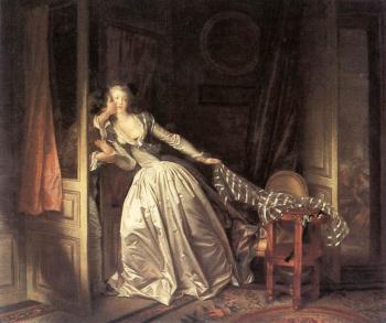 Jean-Honore Fragonard : The Stolen Kiss III